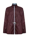 Prada Abbigliamento Garnet Re-nylon Blouson
