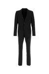Prada Wool Blend Suit Single Breasted Tailoring In Black