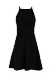 Prada Skirt Flare Halter Neckline Sleeveless Dress In F0002