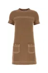 Prada Camel-coloured Cashmere Short Dress