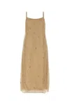 Prada Women's Beige Organza Dress