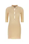 Prada Women's Sand Cotton Polo Dress