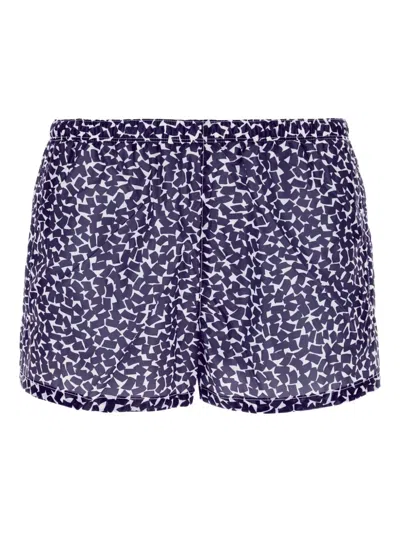 PRADA ABSTRACT-PRINT SWIMMING SHORTS