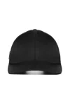 Prada Accessori Pelletteria Re-nylon Baseball Cap In Black