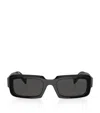 Prada Square-frame Tinted Sunglasses In Black