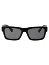 Prada Acetate Black Sunglasses In Black