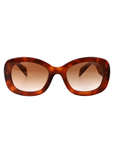 PRADA PRADA ACETATE COGNAC TORTOISE SUNGLASSES