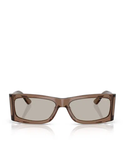 Prada Acetate Prb03s Sunglasses In Brown
