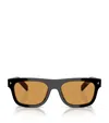 Prada Rectangle-frame Sunglasses In Black