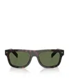 Prada 55mm Polarized Pillow Sunglasses In Brown