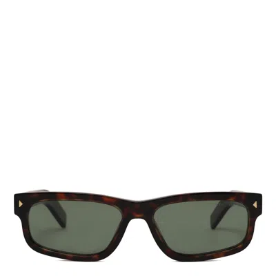 Prada Acetate Sunglasses In Brown