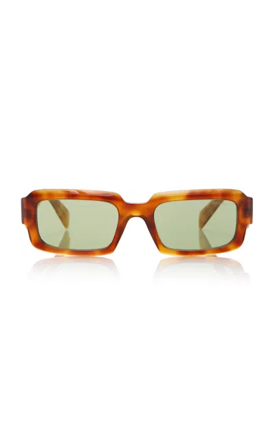 Prada Acetate Sunglasses In Brown