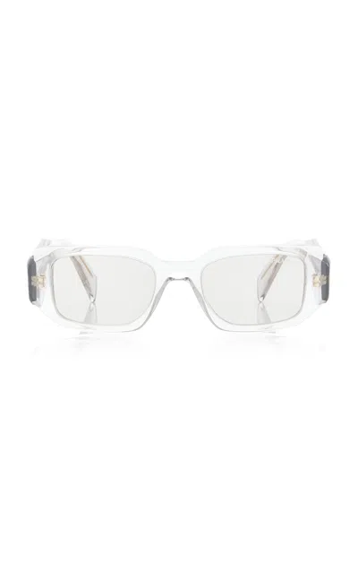 Prada Acetate Sunglasses In Grey