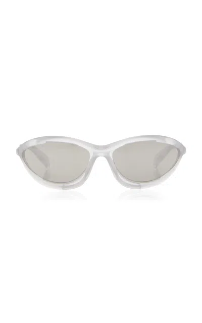 PRADA MASK-FRAME ACETATE SUNGLASSES