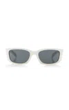 Prada Acetate Sunglasses In White