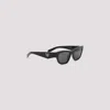 Prada Angular Black Acetate Sunglasses With Dark Lenses In Z Black