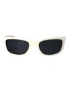 Prada Acetate Talc Sunglasses In Brown