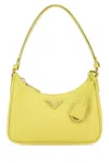 Prada Re-edition 2005 Re-nylon And Saffiano Mini Bag In Green