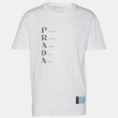 Pre-owned Prada Acronym T-shirt Xxl