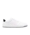 Prada Action Triangle Logo-plaque Low-top Sneakers In White