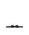 Prada Fliege Aus Satin In Black