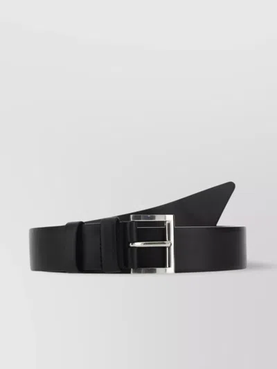 Prada Adjustable Length Leather Wallet In Black