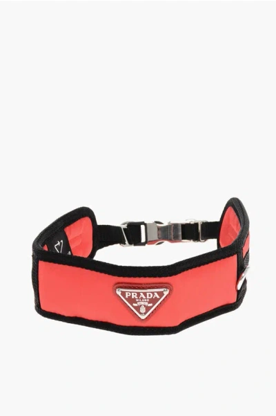 Prada Adjustable Nylon Dog Collar