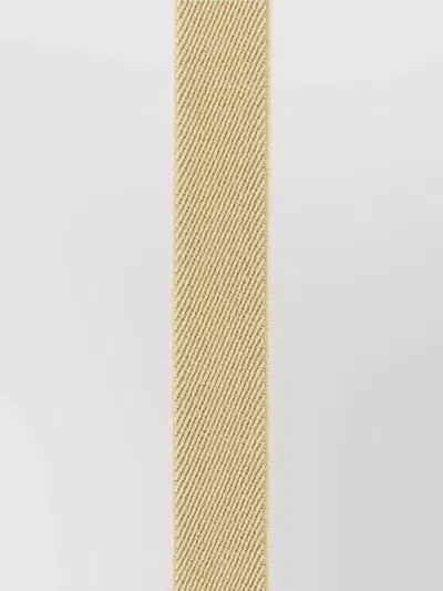 Prada Adjustable Sand Fabric Belt In Brown