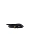 Prada Leather Square-buckle Belt