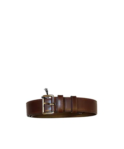 Prada Adjustable Waist Belt In Brown