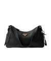 Prada Aimée Medium Shoulder Bag In Black