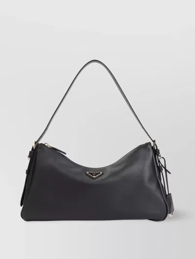 PRADA AIMEE CALF LEATHER SHOULDER BAG