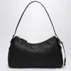 Prada Aimée Medium Black Leather Bag