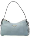 Prada Medium Aimée Shoulder Bag In Blue