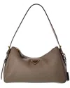 Prada Aimee Medium Leather Hobo Bag In Brown