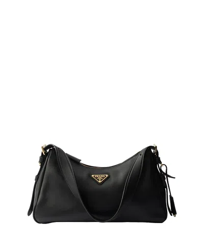 PRADA AIMEE MEDIUM LEATHER SHOULDER BAG