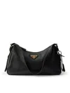 Prada Aimee Medium Leather Shoulder Bag