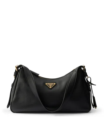 Prada Aimee Medium Leather Shoulder Bag