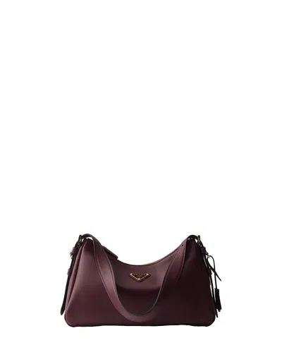 Prada Aimee Medium Leather Shoulder Bag