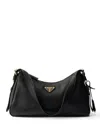 Prada Aimée Medium Shoulder Bag In Black