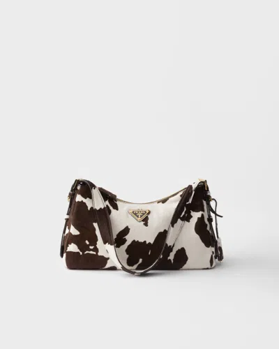 Prada Aimèe Medium Printed Leather Shoulder Bag In Multi