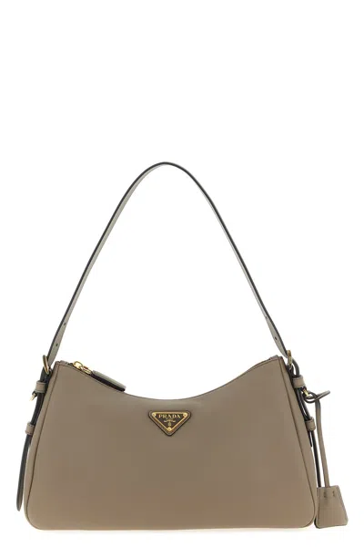 Prada ' Aimée Medium' Shoulder Bag In Gray