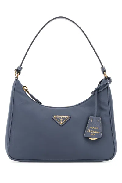 Prada Air Force Blue Re-nylon Handbag