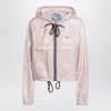 Prada Alabaster Re-nylon Jacket In Pink