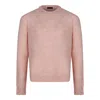 Prada Alabaster Virgin Wool Sweater In Neutral