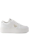 PRADA PRADA DOWNTOWN BOLD LEATHER SNEAKERS