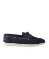 Prada Elegant Moccasins For Men - Ss26 Collection In Blue
