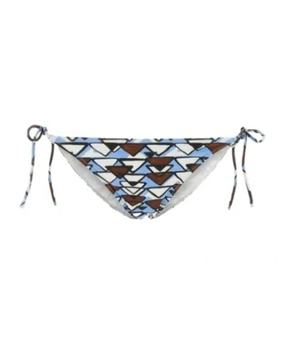 Prada Multicolor Printed Nylon Bikini Bottom