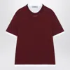 Prada Amaranth T-shirt In Cotton Jersey In Red