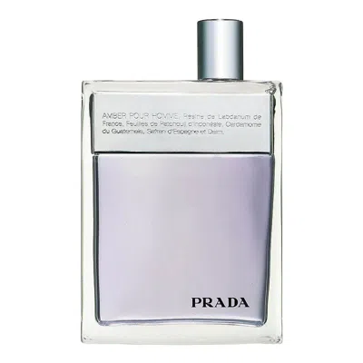 Prada Amber Pour Homme Eau De Toilette Spray 3.4 oz In Transparent